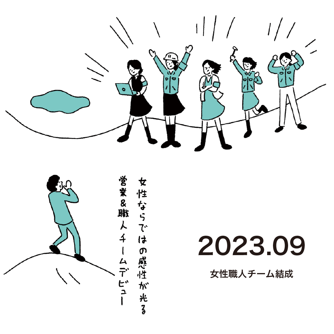 2023.09 女性職人チーム結成